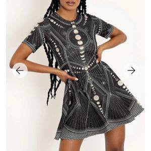Blackmilk Moon Phases Evil Tee Dress